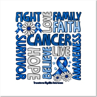 Transverse Myelitis Awareness - Fight love survivor ribbon Posters and Art